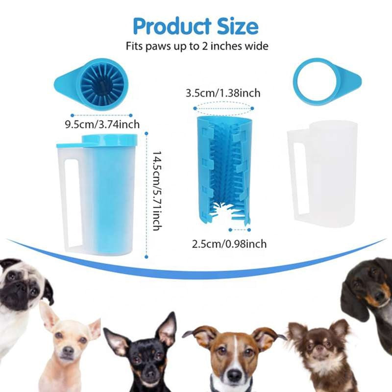 🐾 Portable Dog Paw Cleaner Cup