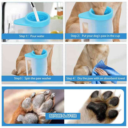 🐾 Portable Dog Paw Cleaner Cup