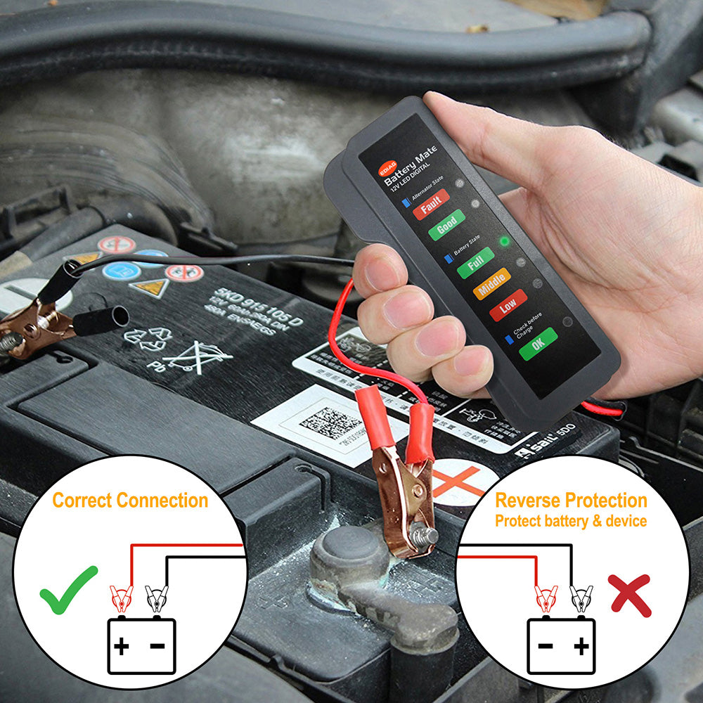 🔋 EDIAG BM310 – 12V Car Battery & Alternator Tester