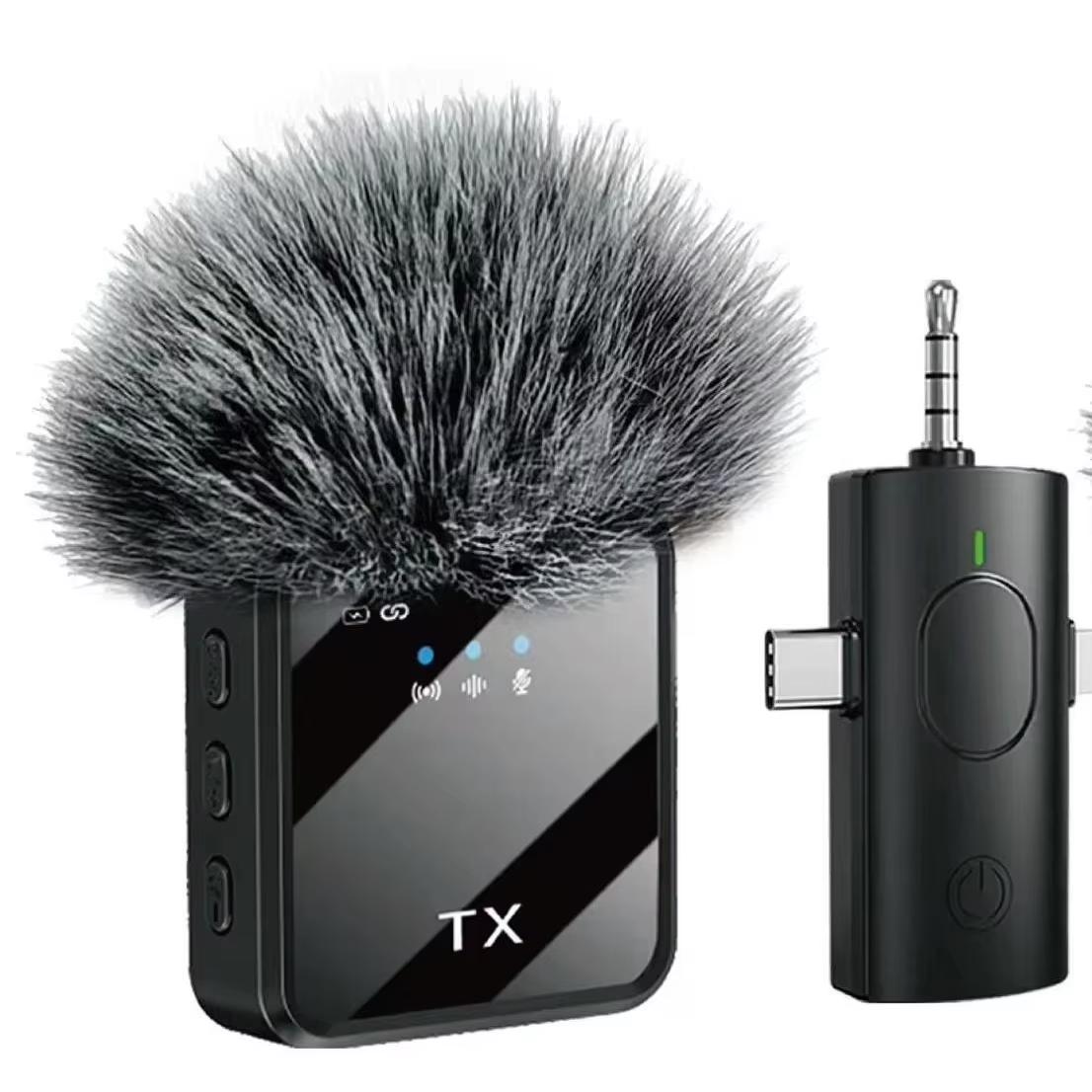 F11-2 Dual Wireless Lavalier Microphone System with Universal 3-in-1 Receiver