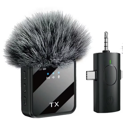 F11-2 Dual Wireless Lavalier Microphone System with Universal 3-in-1 Receiver