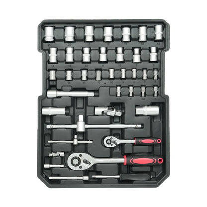 🧰 187-Piece Professional Tool Set in Aluminum Trolley Case