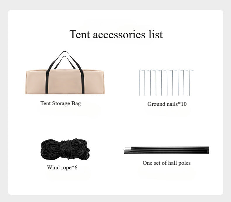Inflatable All-Season Camping Tent with Air-Beam Frame and Fast Setup Design