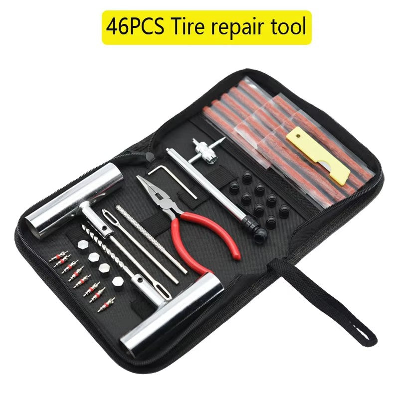 🚗 Heavy-Duty Tubeless Tire Puncture Repair Kit