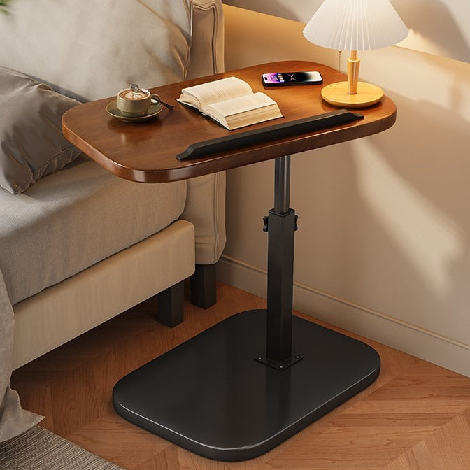 Adjustable Height C-Shaped Side Table for Sofa, Bed, and Laptop Use