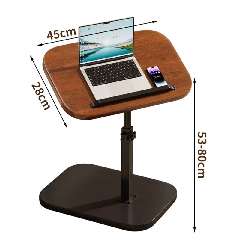 Adjustable Height C-Shaped Side Table for Sofa, Bed, and Laptop Use
