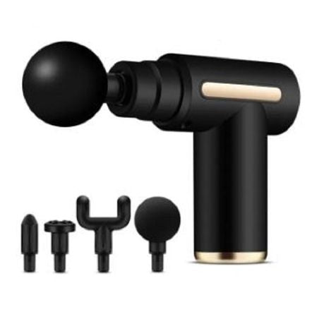 Rechargeable 4 Heads Portable Muscle Massage Gun Percussion Massager