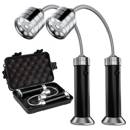 2-Piece 9-LED Flexible Magnetic Grill/BBQ Magnetic Light