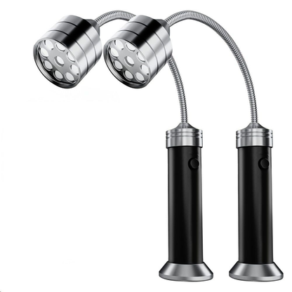 2-Piece 9-LED Flexible Magnetic Grill/BBQ Magnetic Light