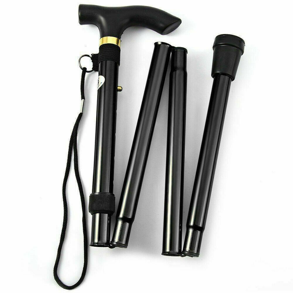 Walking Stick Foldable - Black