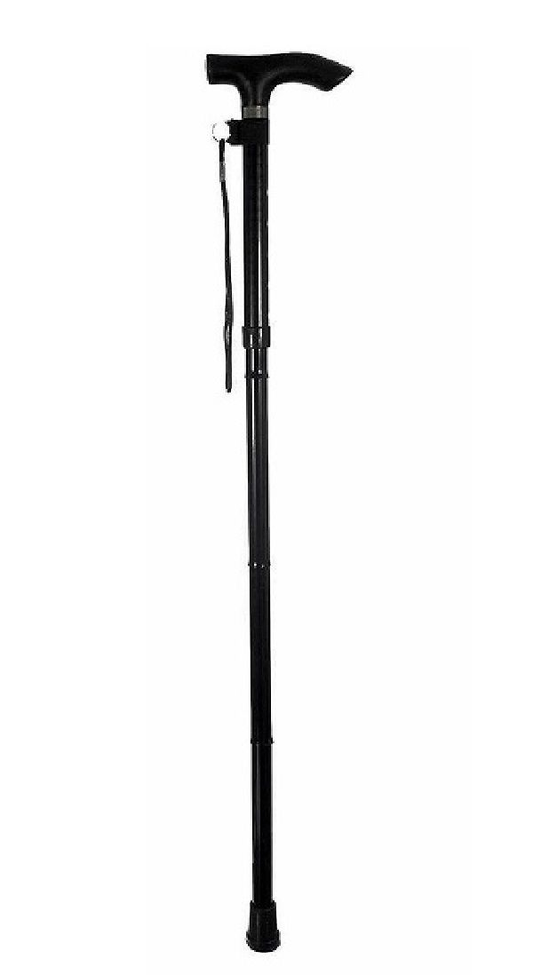 Walking Stick Foldable - Black